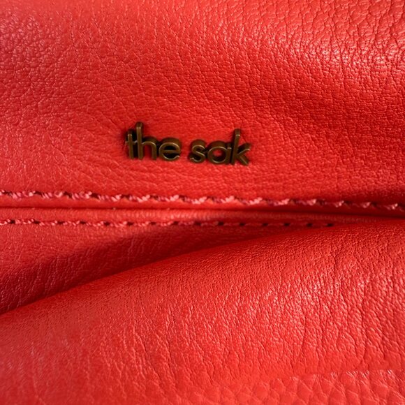 THE SAK Red Leather Shoulder Bag - Picture 3 of 3